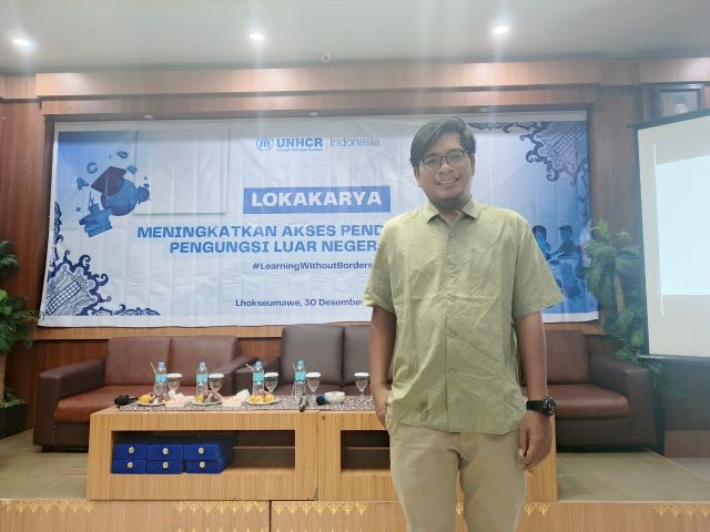 Dosen FUAD IAIN Langsa Menjadi Pendiskusi Pada Workshop Pengungsi Luar Negeri yang Diselenggarakan UNHCR